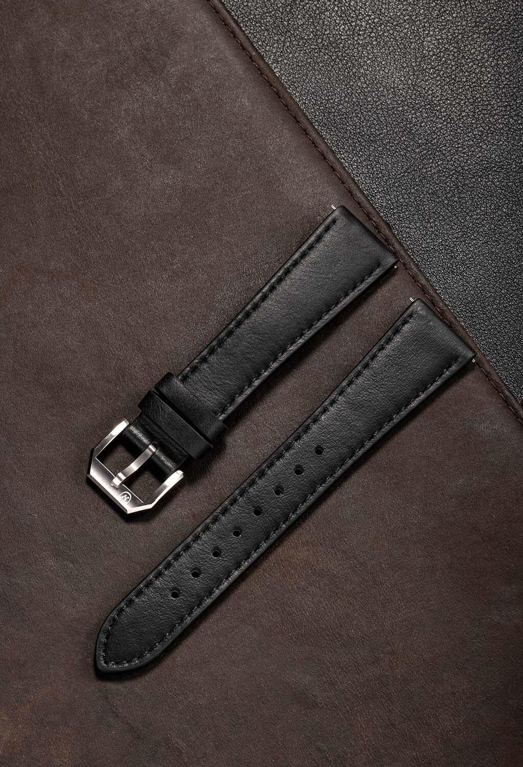 BLACK LEATHER STRAP - ALL COLLECTIONS - Image 4