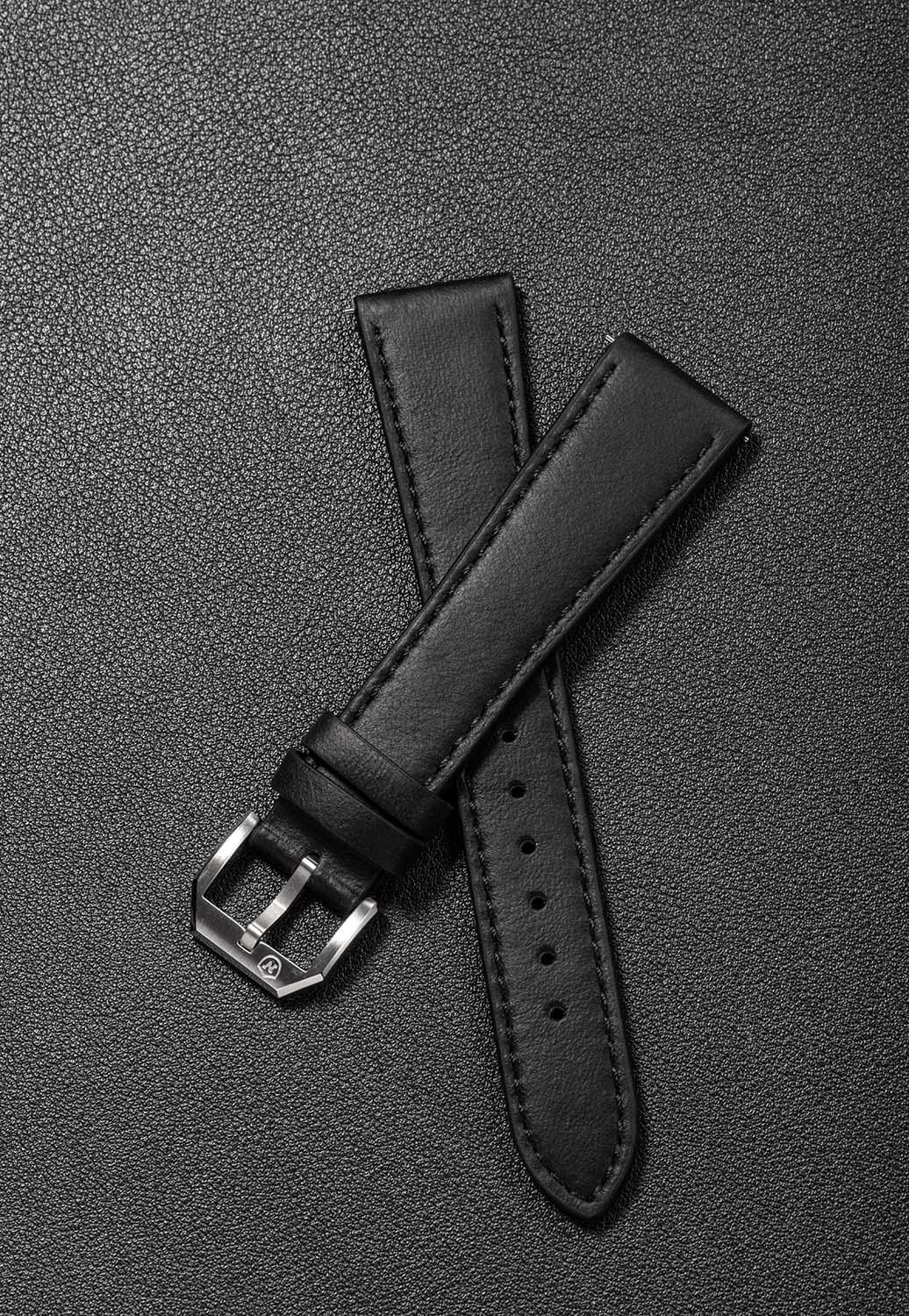 BLACK LEATHER STRAP - ALL COLLECTIONS - Image 5
