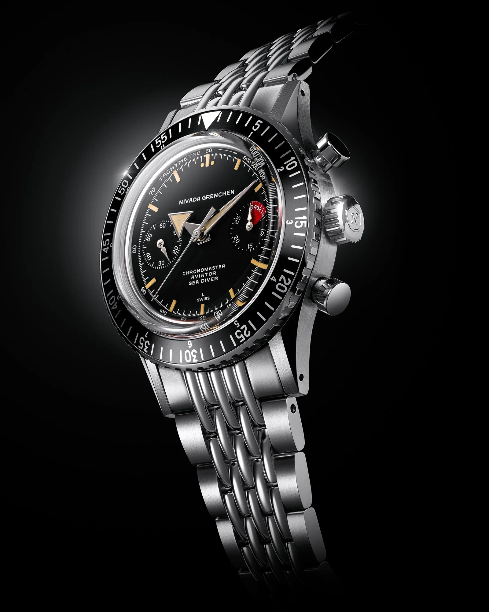 CHRONOMASTER BROAD ARROW INTER.BEZEL - 38MM - Image 3