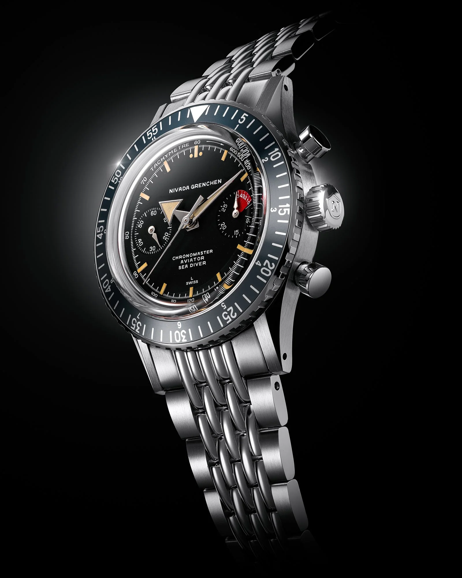 CHRONOMASTER BROAD ARROW INTER.BEZEL - 38MM - Image 4