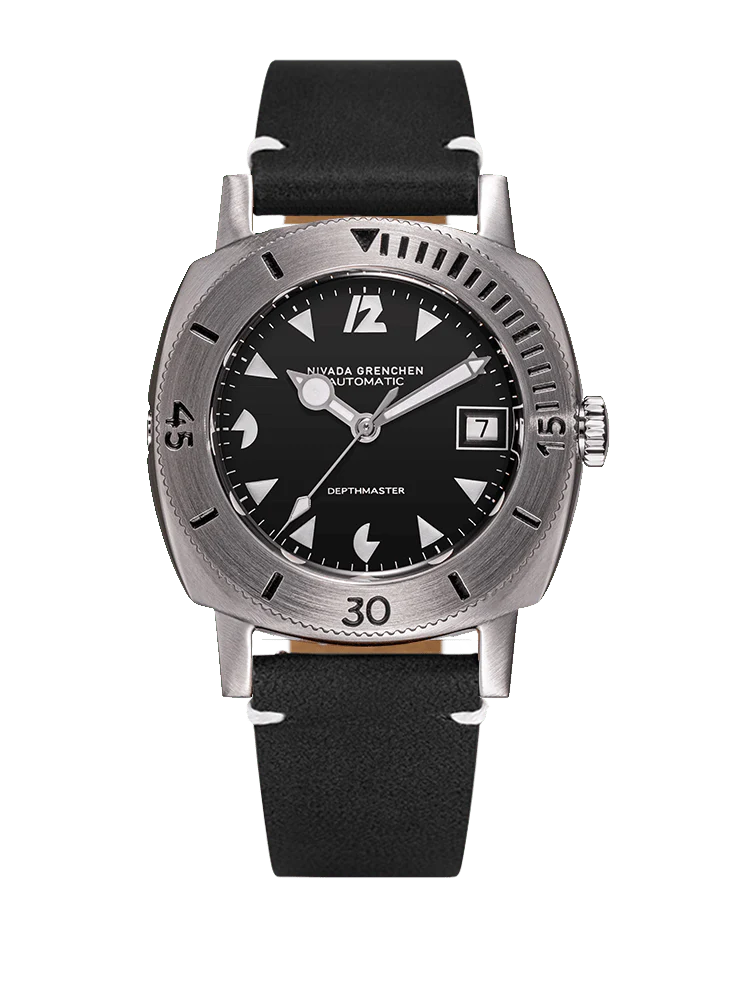 WHITE ART DECO DATE DEPTHMASTER - Image 14