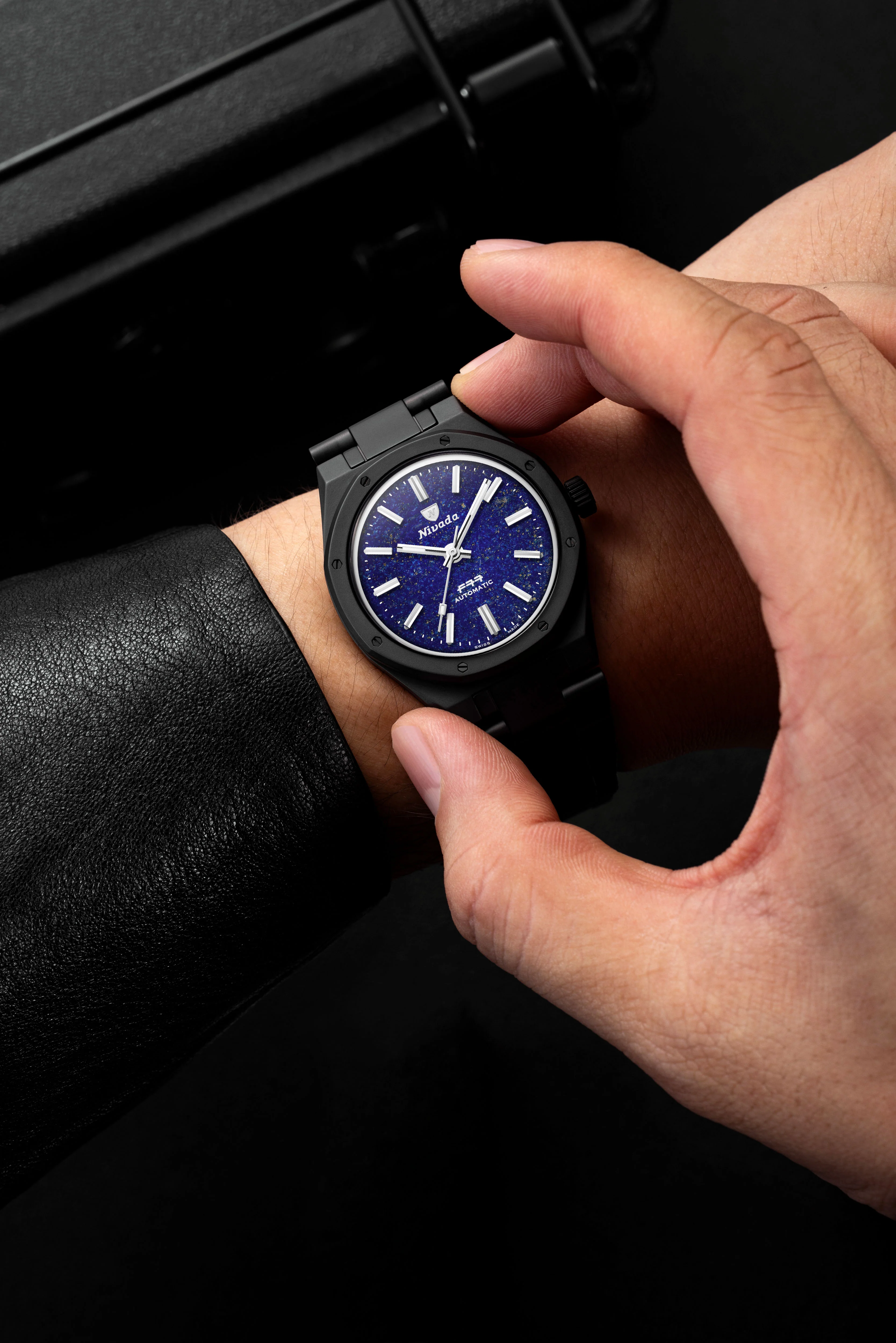 F77 BLACK CERAMIC LAPIS LAZULI MK1 - 37MM - Image 6