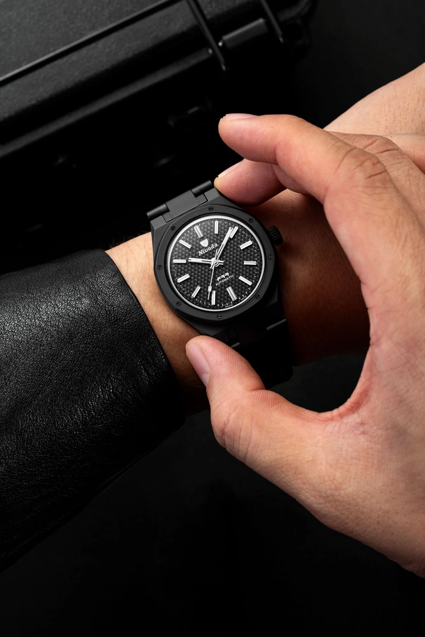 F77 BLACK CERAMIC TRESSED DIAL MK1 - 37MM - Image 4