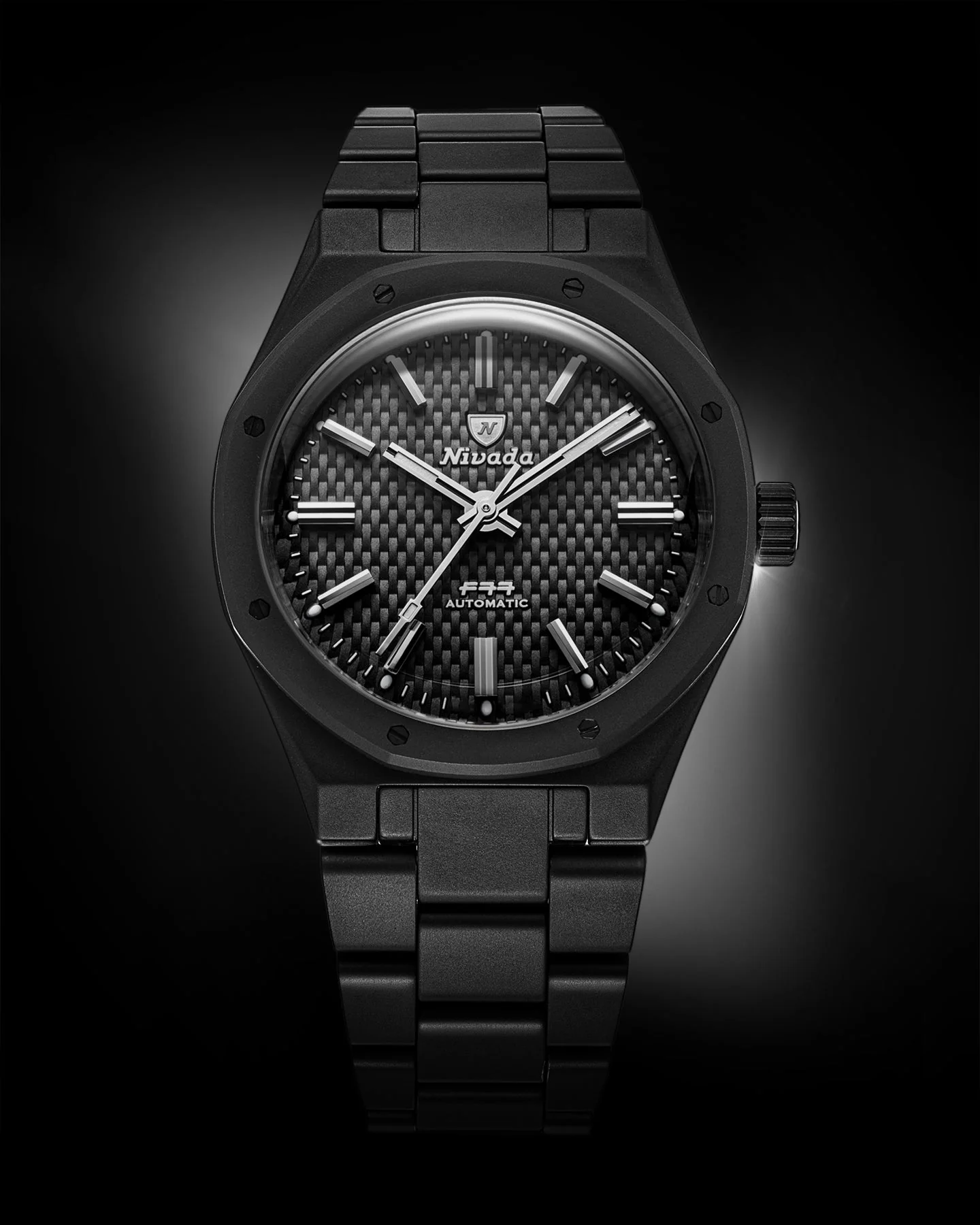F77 BLACK CERAMIC TRESSED DIAL MK1 - 37MM - Image 5