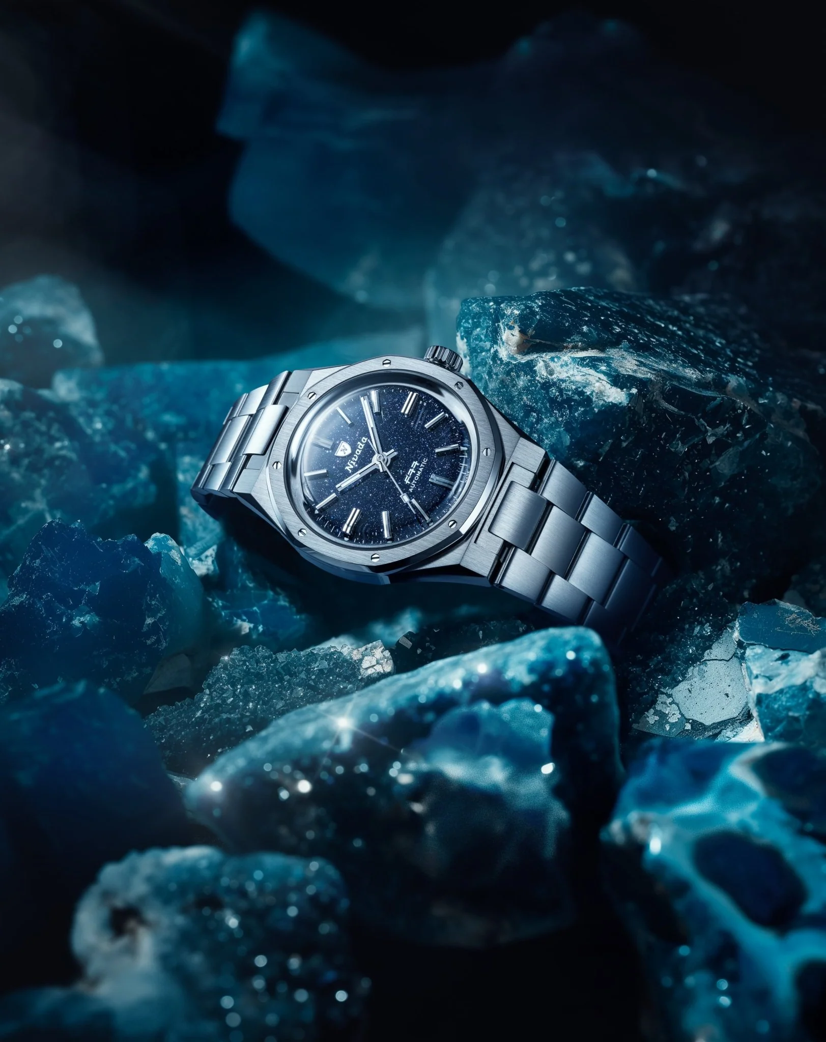 F77 TITANIUM DARK BLUE AVENTURINE MK1  - 37MM - Image 3
