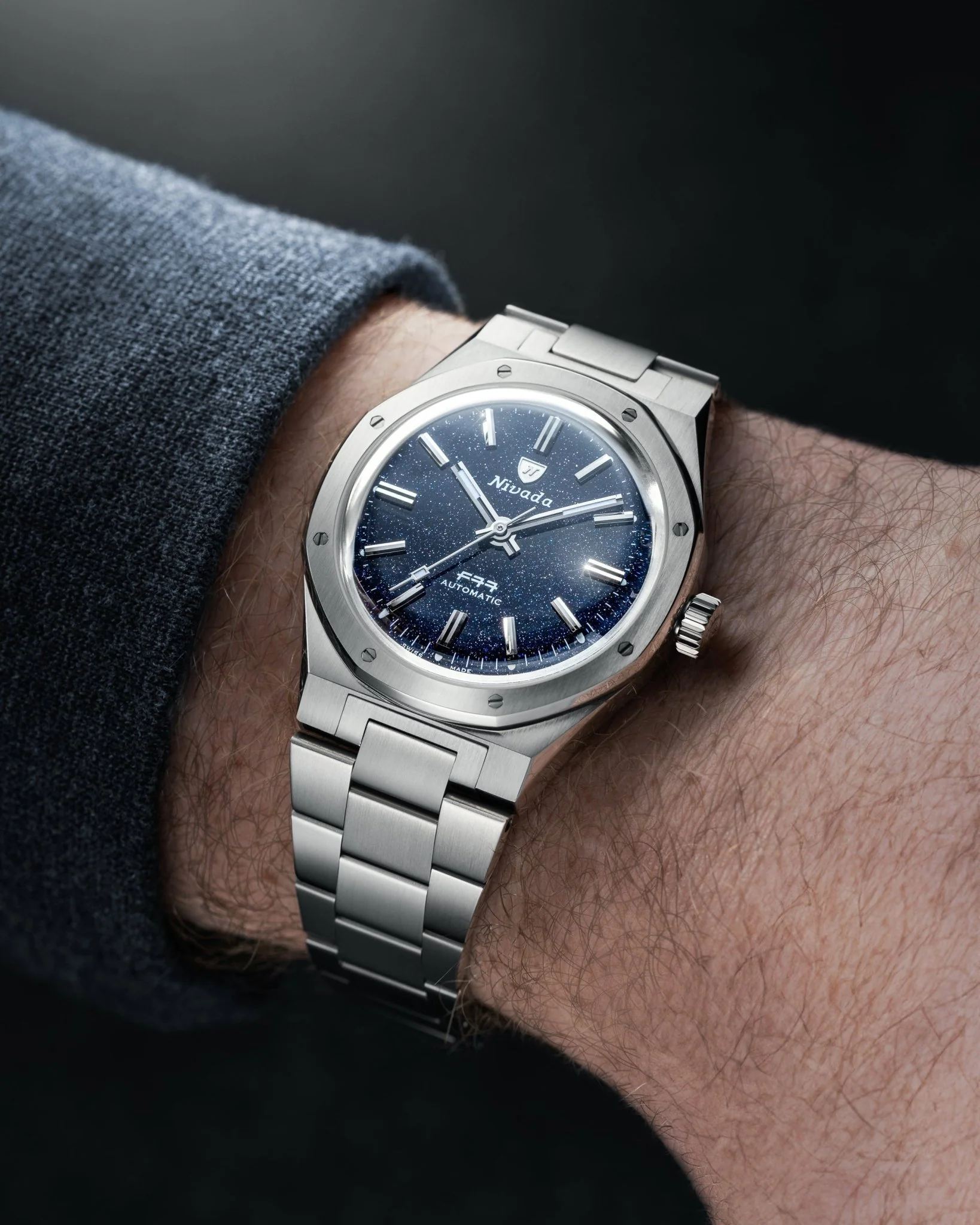 F77 TITANIUM DARK BLUE AVENTURINE MK1  - 37MM - Image 4