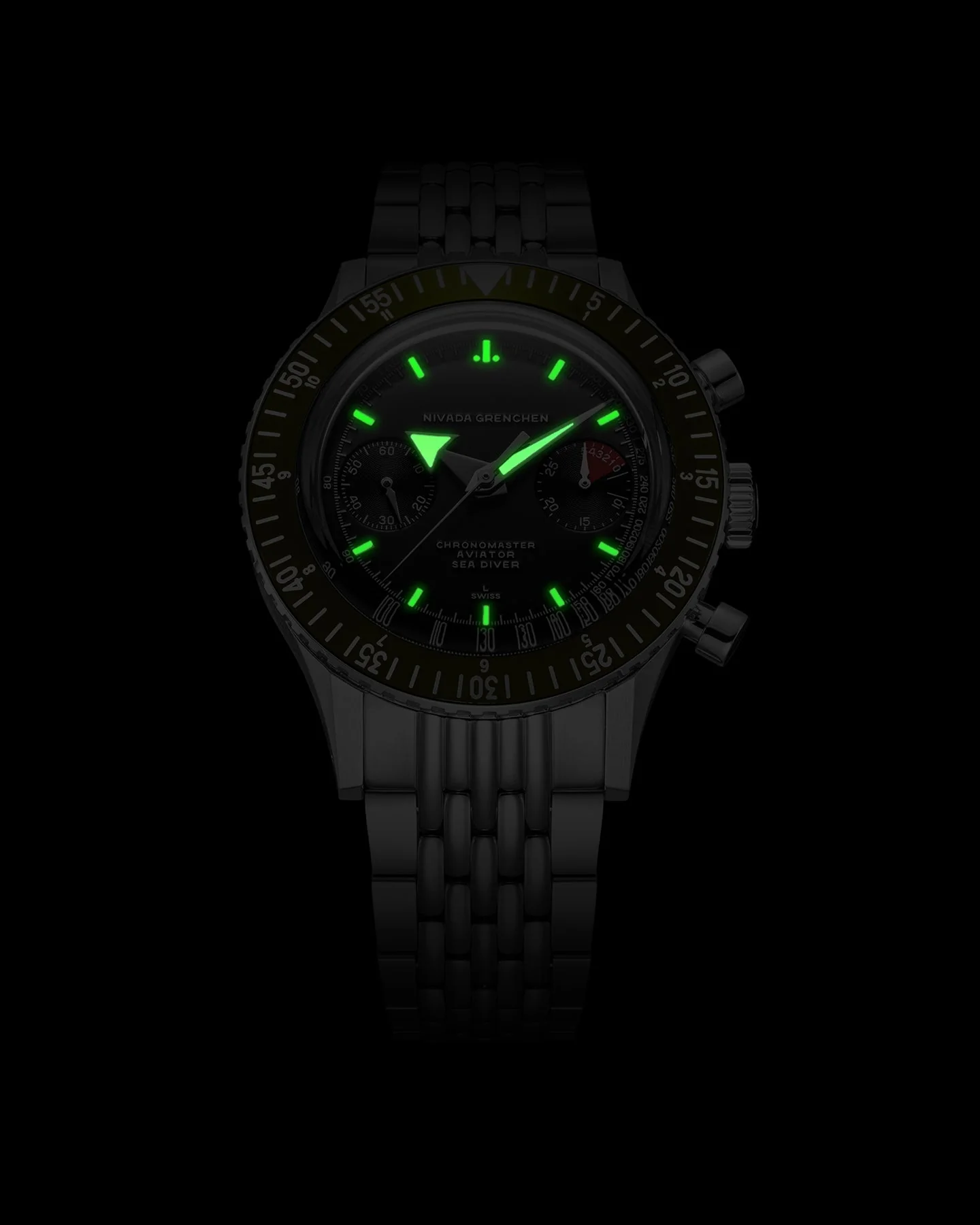 WHITE BROAD ARROW INTER.BEZEL 38mm - MANUAL - Image 3