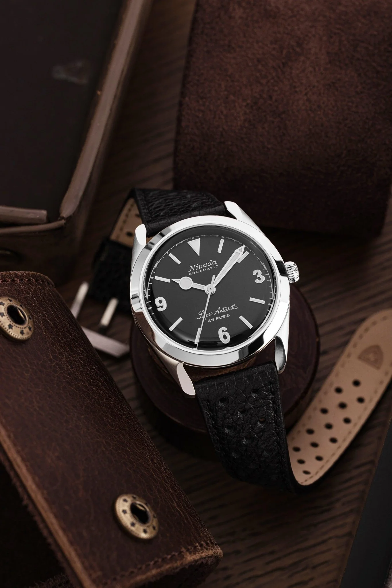 SUPER ANTARCTIC 3.6.9 BLACK NO VINTAGE EFFECT - WHITE LUMINOUS - 38mm - Image 10